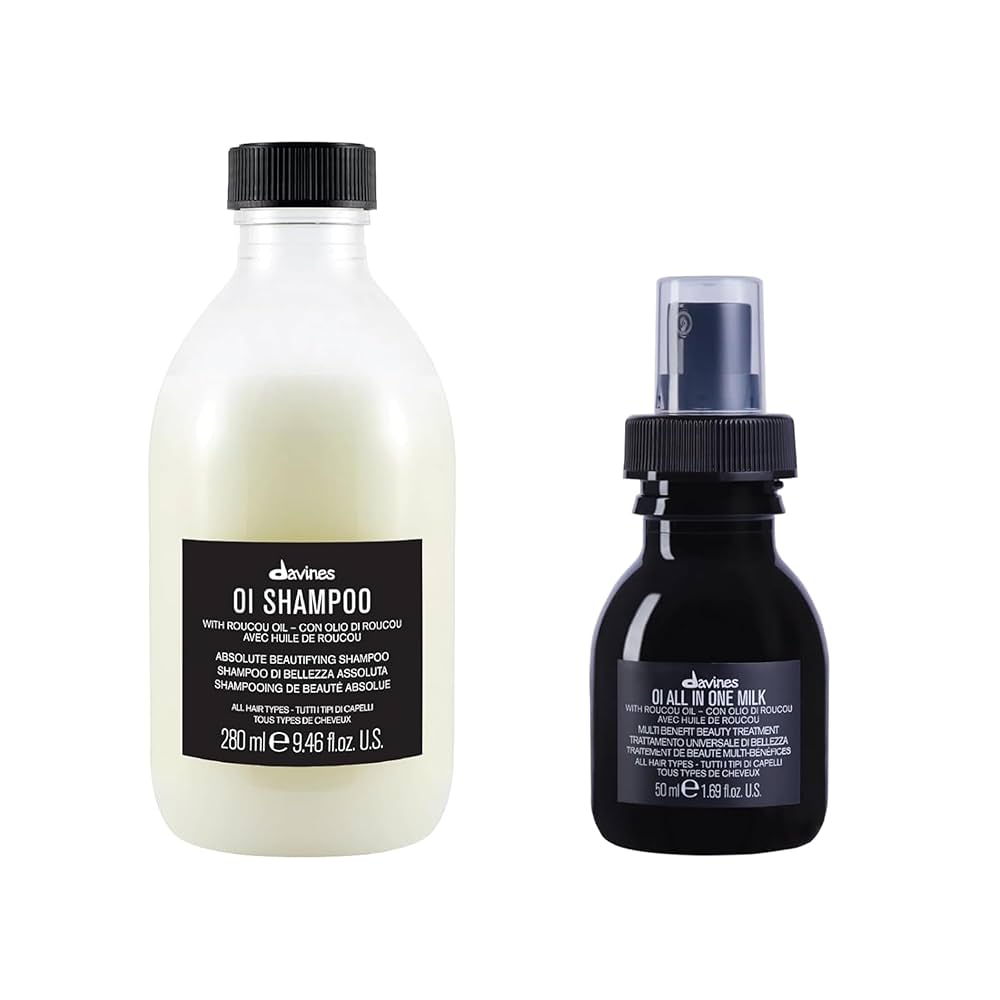 Amazon.com: Davines OI Shampoo, 9.47 Fl Oz + All in One Milk